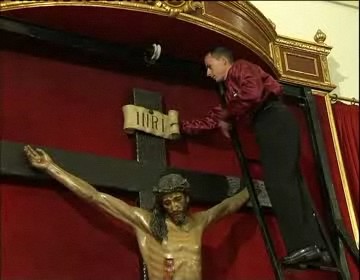 Imagen de El Via Crucis Del Cristo Crucificado Al Calvario Marca La Próximidad De La Semana Santa