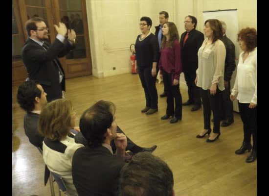 Imagen de La delegación torrevejense visita la sede del Instituto Cervantes en Bruselas
