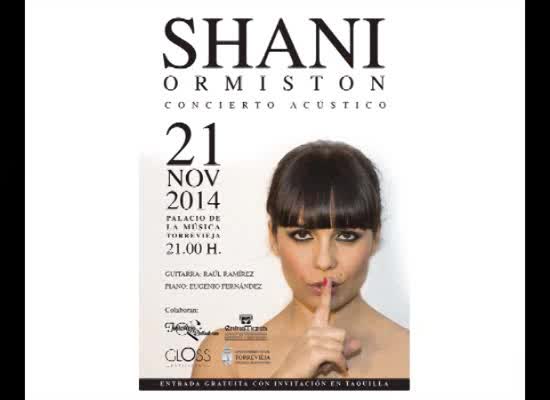 Imagen de Shani Orminston, en concierto, el 21 de noviembre en el Palacio de la Música