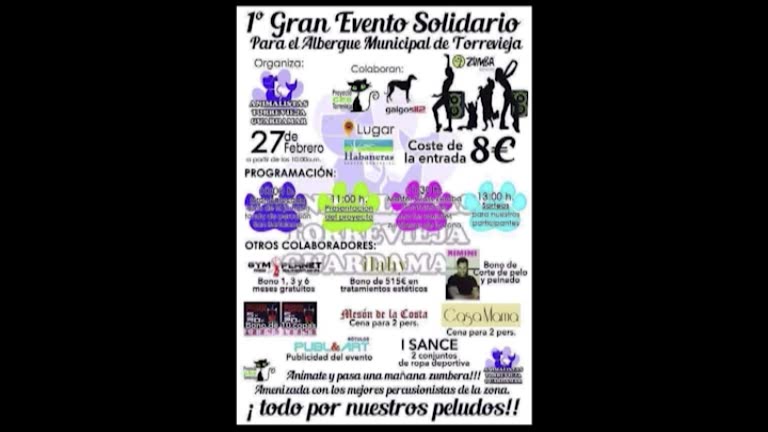 Imagen de La asociación Animalistas organiza el I Evento Solidario a beneficio del Albergue Municipal