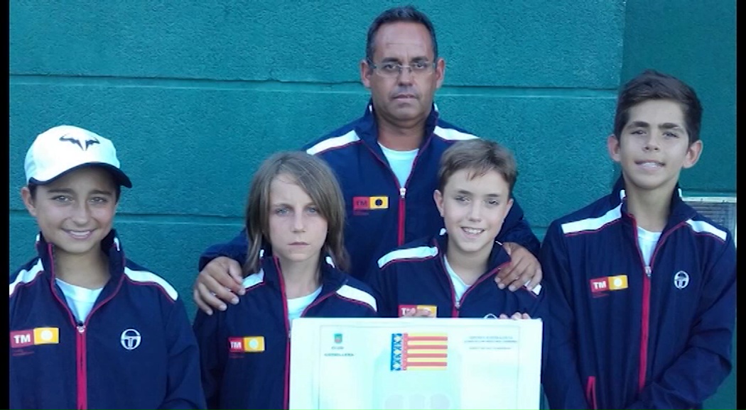 Imagen de Los alevines del Club de Tenis, cuartos finalistas del campeonato de España