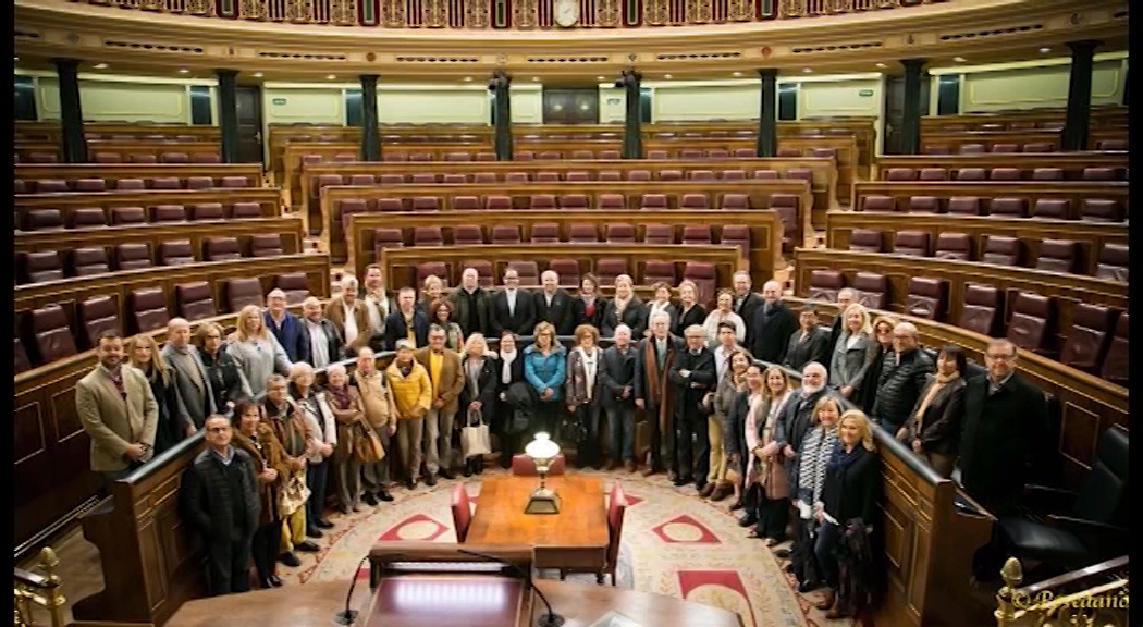 Imagen de Los rotarios de visita al Congreso de los Diputados en Madrid
