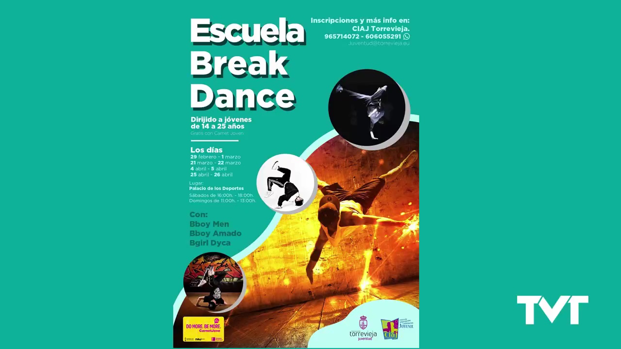 Imagen de Una escuela de Break Dance para jóvenes de 14 a 25 años