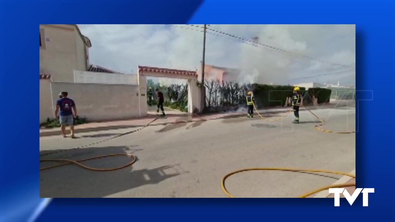 Imagen de Incendio en una vivienda ubicada en Los Balcones