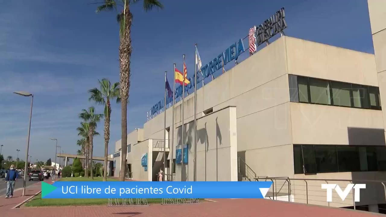 Imagen de La UCI del Hospital de Torrevieja libre de Covid. Hay ocho pacientes Covid en planta