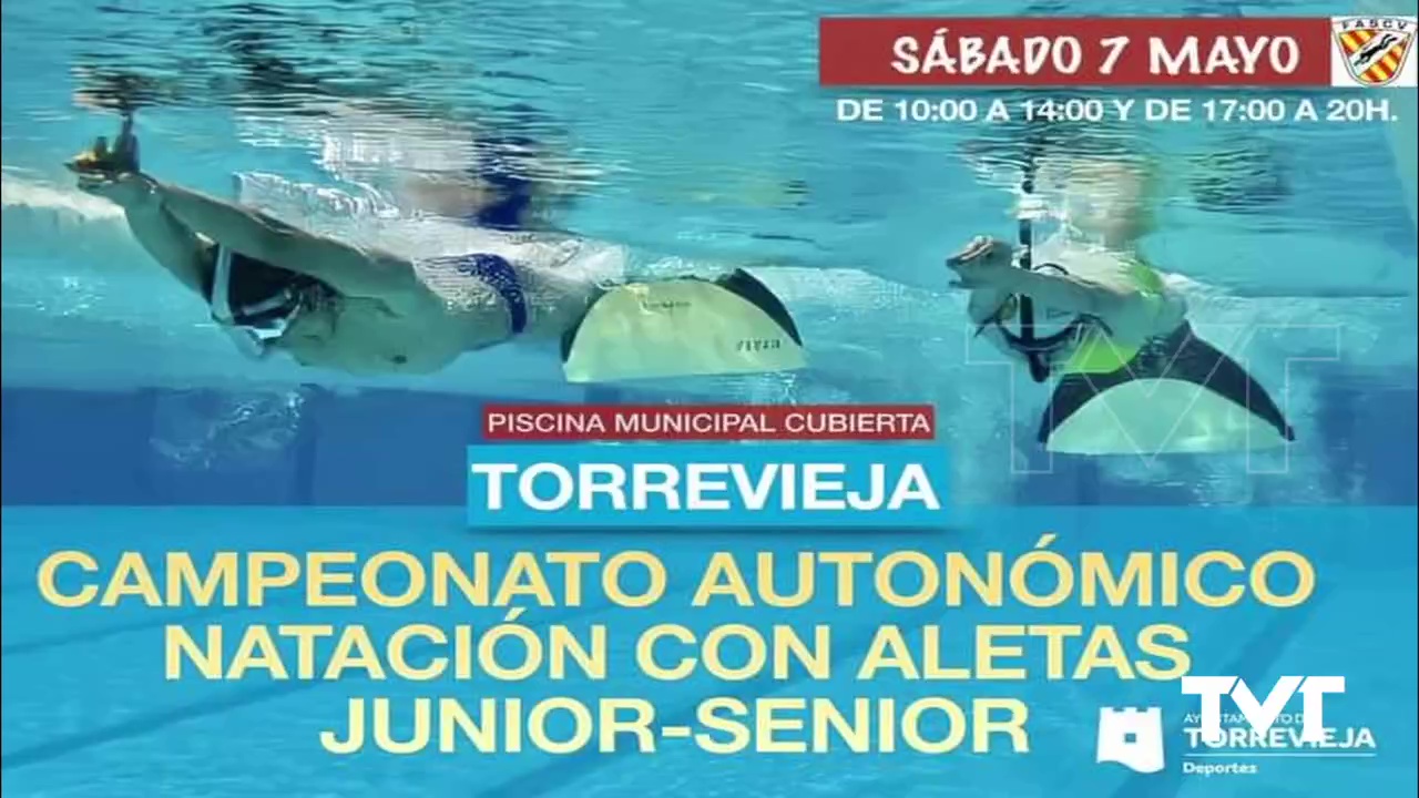 Imagen de Torrevieja acoge el 7 de mayo el Campeonato Autonómico Junior-Senior de Natación con Aletas