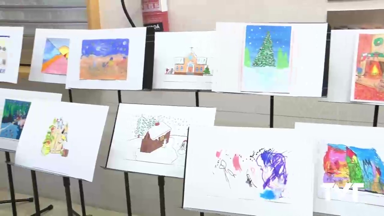 Imagen de 2105 dibujos presentados al XXII Concurso Infantil de Tarjetas de Navidad