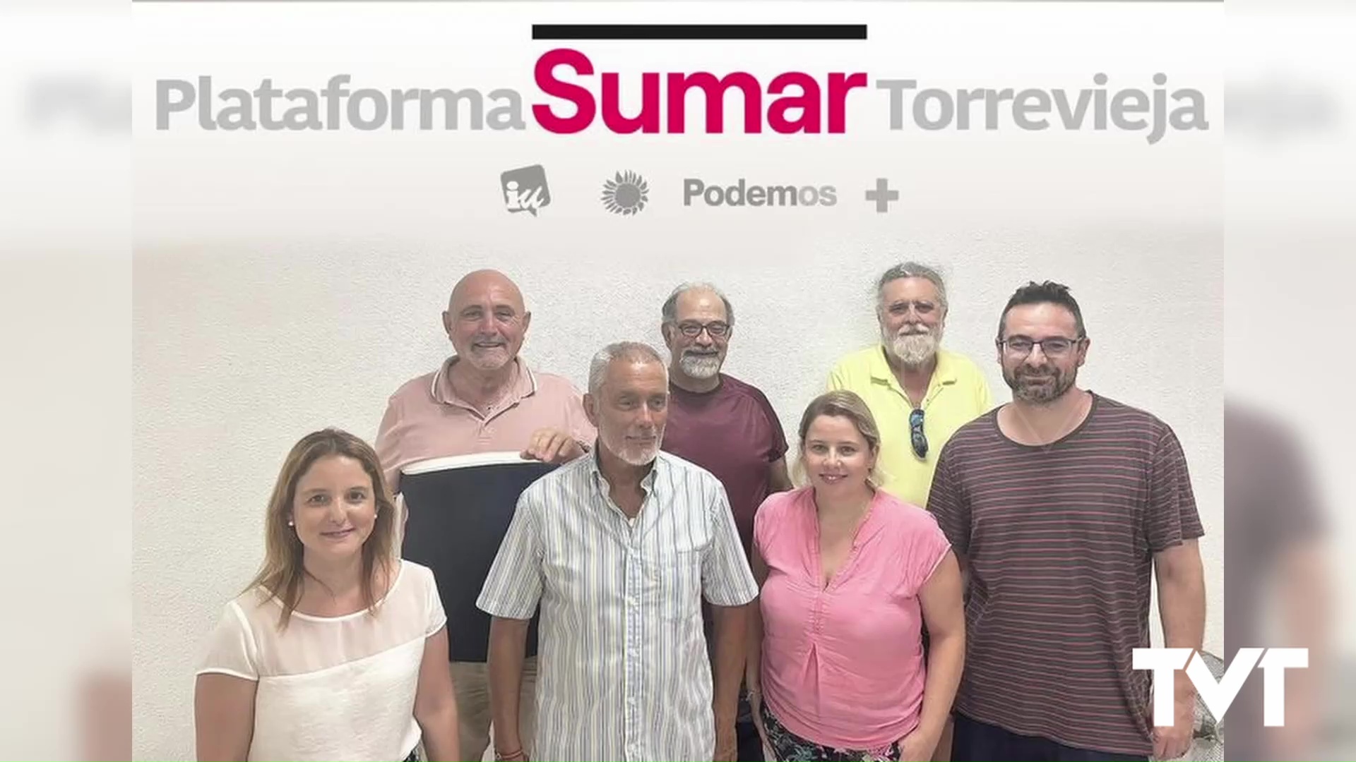 Imagen de Se constituye la Plataforma Sumar Torrevieja con IU, Los Verdes, Podemos e independientes