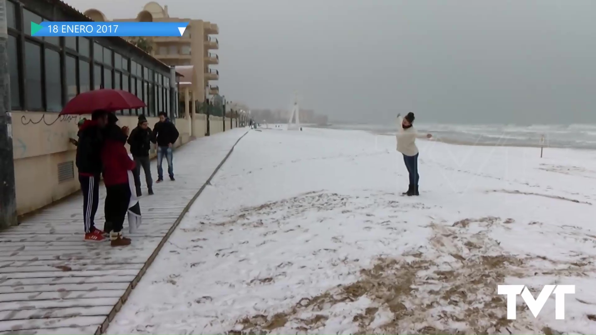 Imagen de Se cumplen siete años de la nevada histórica que sorprendió a Torrevieja un 18 de enero de 2017