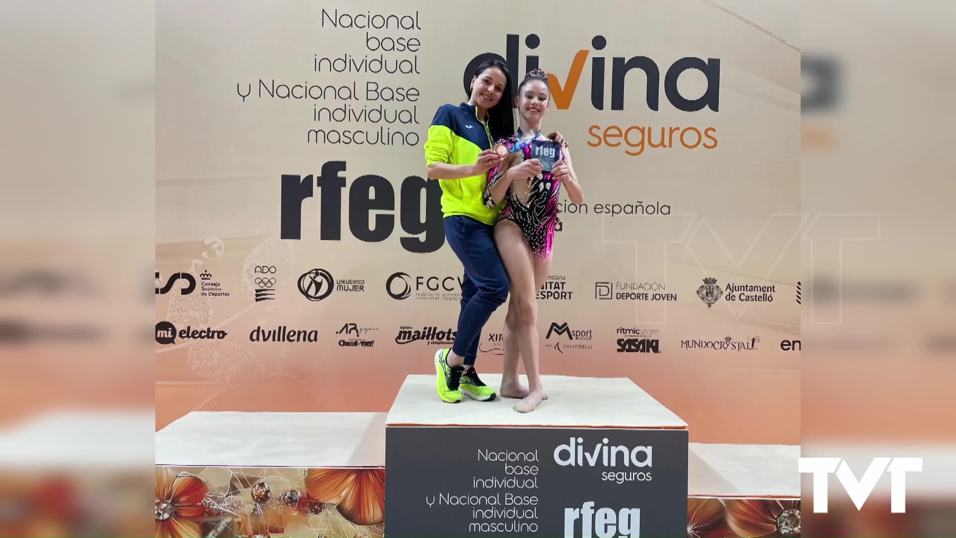 Imagen de La gimnasta torrevejense Ainhoa Egea, bronce en el campeonato de España Base 