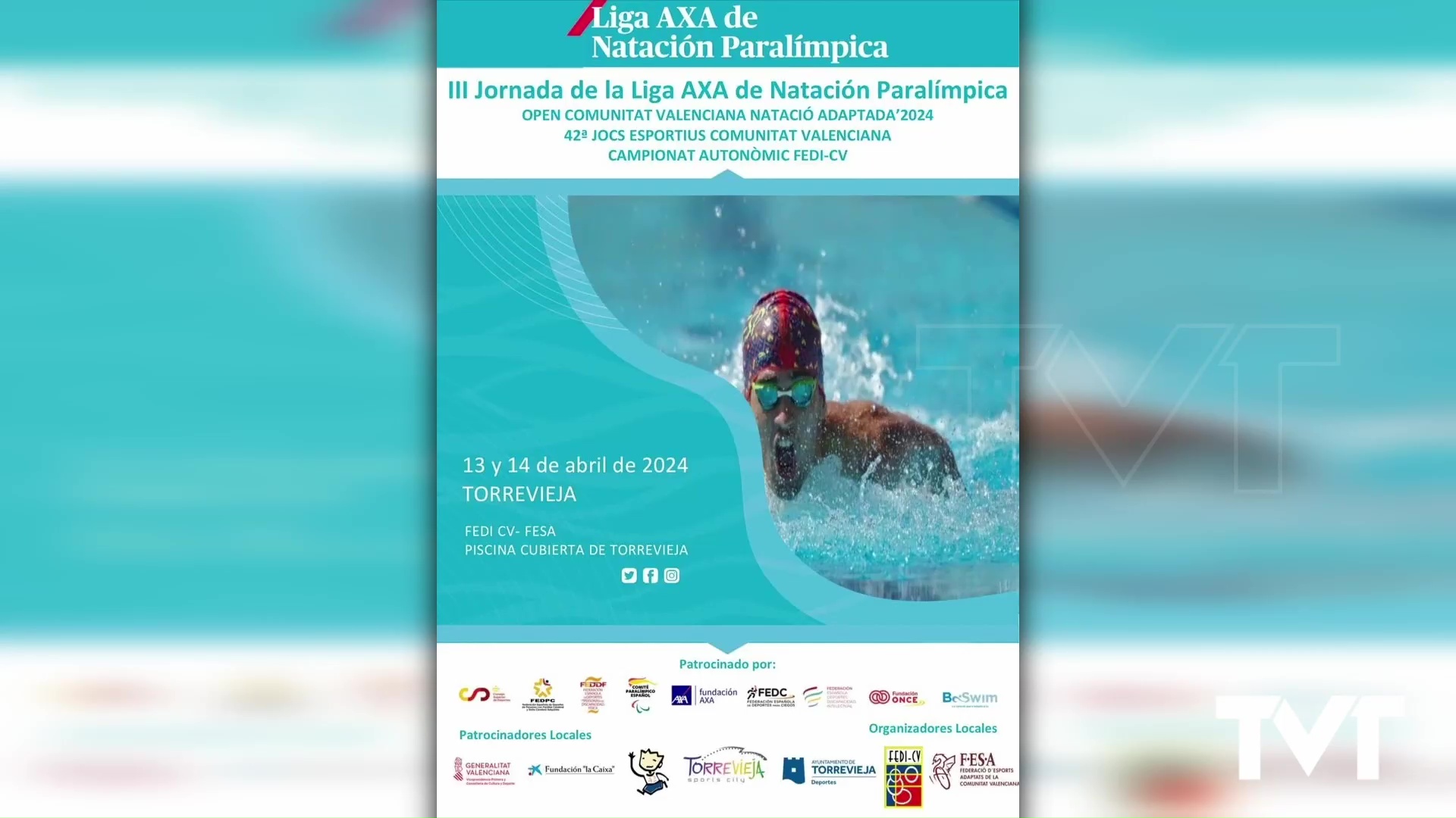 Imagen de Torrevieja, epicentro nacional de la natación paralímpica con el Open de Natación Adaptada de la Comunidad Valenciana