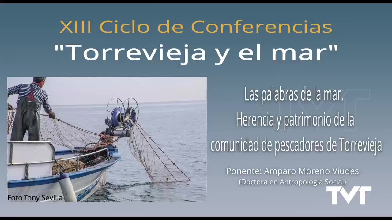Conferencia Torrevieja y el mar - Amparo Moreno
