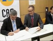 Imagen de Firma De Convenio Entre Apymeco Y La Cam