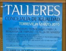 Imagen de El Ayuntamiento De Torrevieja Presenta La Programación De Actividades De Igualdad De 2010