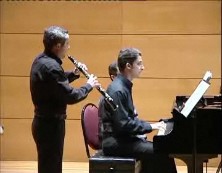 Imagen de El Duo Sanchez- Valero De Piano Y Oboe Homenajeó A Cesar Canovas