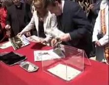 Imagen de La Consellera De Cultura Puso La Primera Piedra Del Museo De La Semana Santa