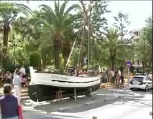 Imagen de Nuevo Bote De Vela Latina Restaurado Por El Taller De Empleo Mediterraneo Iv