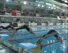 Imagen de La Piscina Minicipal Acogio El 40 Campeonato De España De Natacion Con Aletas