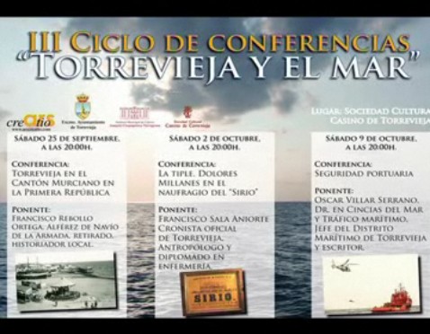 Imagen de Iii Ciclo De Conferencias Torrevieja Y El Mar