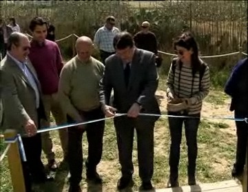 Imagen de El Alcalde Inauguro El Area Recreativa De La Ruta Del Vino Del Parque Natural