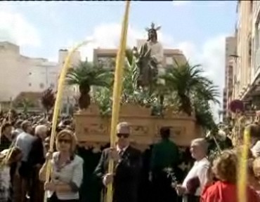 Imagen de Jesus Triunfante, San Juan, La Centuria Romana Y La Esperanza Lucieron El Domingo De Ramos