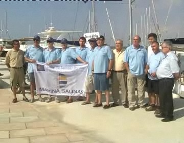 Imagen de Han Salido Desde Marina Salinas Los 7 Peregrinos Que Llevarán A Cabo El Camino De Santiago Por Mar