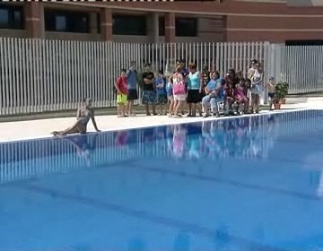 Imagen de La Componente De La Selección Absoluta De Sincroniza Inaugura Las Nuevas Piscinas