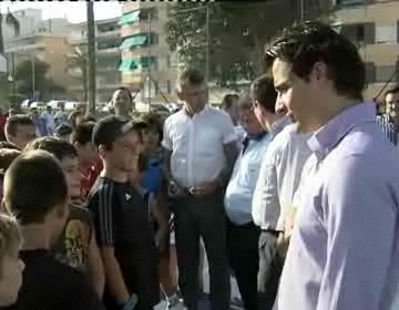 Imagen de El Alcalde De Torrevieja, Eduardo Dolon, Inauguro Una Pista Deportiva En La Mata