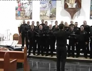 Imagen de El coro Meibion Taf, de Gales protagonizó un concierto en la parroquia del Sagrado Corazón