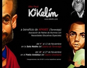 Imagen de Mañana se inaugura una exposición del caricaturista Kikelín en el Casino a beneficio de APANEE
