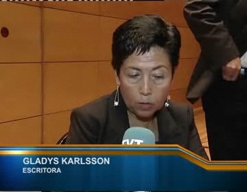 Imagen de Gladys Karlsson presentó su novela Niebla en el Palacio de la Musica ante numeroso publico