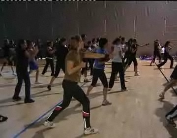 Imagen de Exhibición de Body Combat en Torrevieja para combatir el hambre en Africa