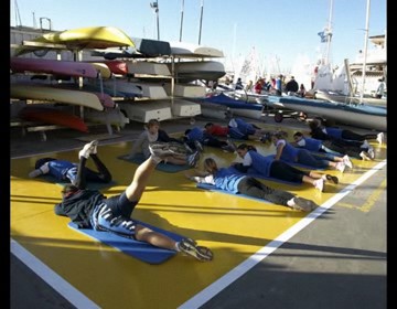 Imagen de El RCNT crea un nuevo espacio al aire libre para entrenamiento de los deportistas