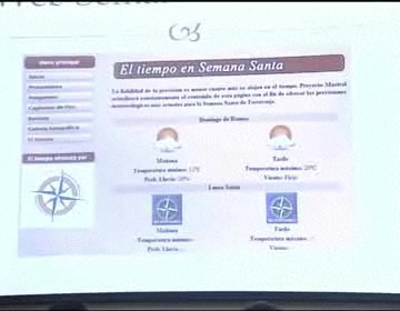 Imagen de La JMC contará con las previsiones meteorológicas del Proyecto Mastral de cara a Semana Santa