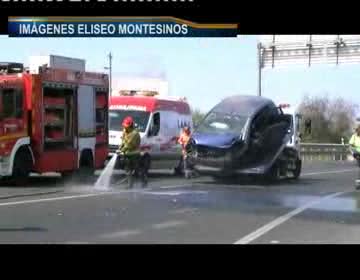 Imagen de Un accidente de tráfico provoca largas retenciones en la circunvalación de Torrevieja