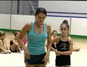 Imagen de Jennifer Colino imparte sesiones de entrenamiento en el club italiano de rítmica de Verbania