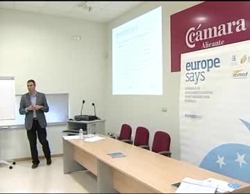 Imagen de Fermín Crespo asistió a la Jornada Europe says en el Vivero de Empresas de Torrevieja