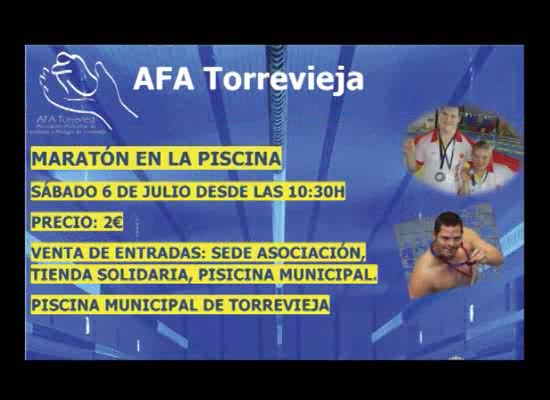 Imagen de Maratón de natación a beneficio de AFA Torrevieja