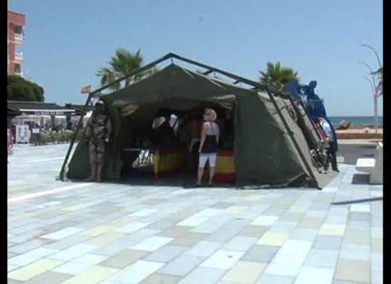 Imagen de La Mata acoge la exposición de vehículos y material militar de la Hdad. de San Cristobal