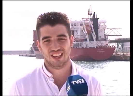 Imagen de El joven Francisco Vera recala en Torrevieja mientras realiza sus prácticas en la Marina Mercante