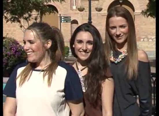 Imagen de Aylen Egea,Saray Sanchez y Josefa Mª López, candidatas finalistas Reina de la Sal 2013/2014