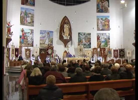 Imagen de El Obispo Jesús Murgui Soriano presidió el 4º Encuentro de Estandartes del Sagrado Corazón