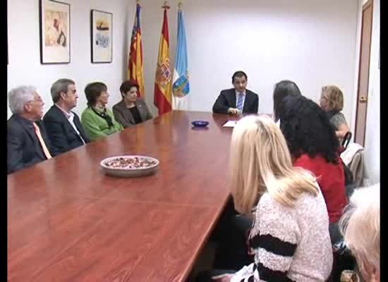 Imagen de Recepción en el ayuntamiento al grupo de baile frances 