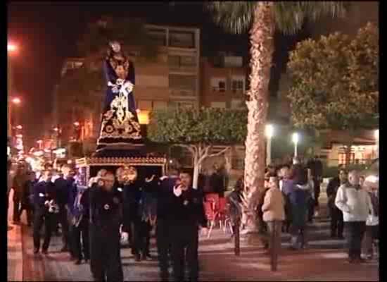 Imagen de La Cofradía Nuestro Padre Jesús Cautivo Nazareno realizó el Via Crucis en la parroquia S. Corazón