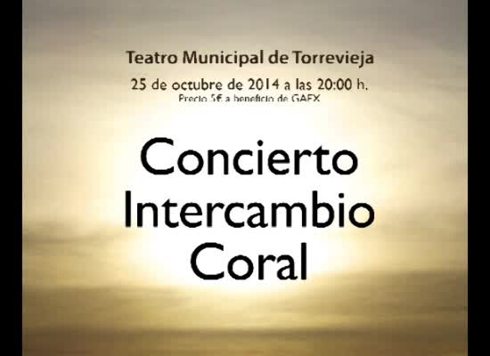 Imagen de La Coral Francisco Vallejos y la Tabaquera Alicantina, en concierto conjunto en Torrevieja