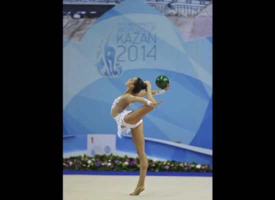 Imagen de La gimnasta Polina Berezina continúa su preparación en el Trofeo Internacional de Barcelona