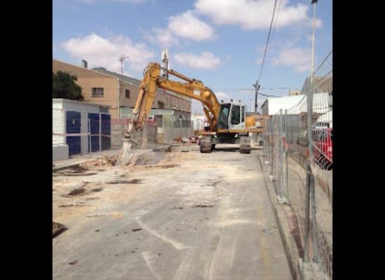 Imagen de Las obras de pluviales del Polígono industrial entran en su fase final