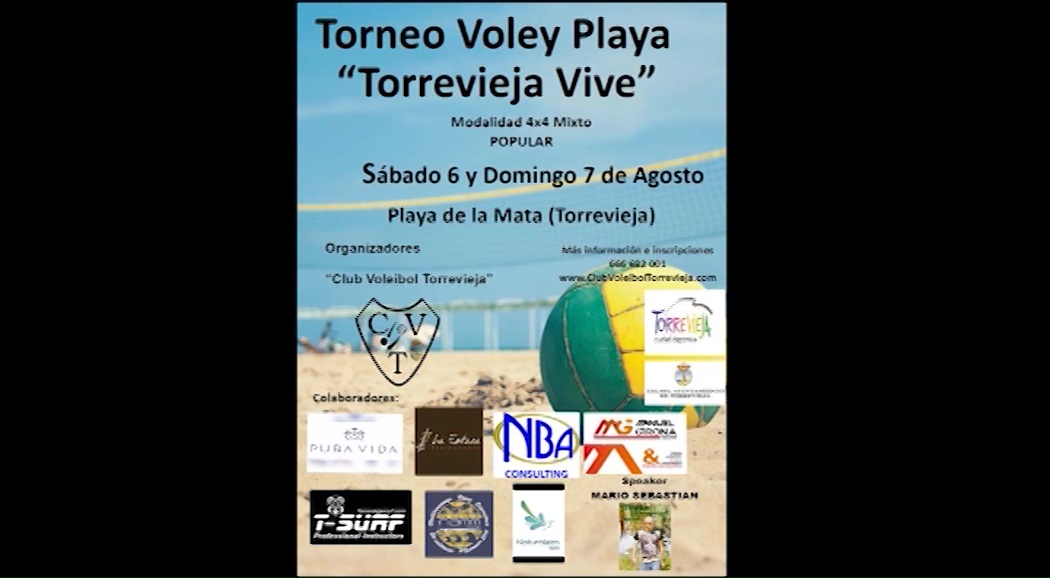 Imagen de La playa de La Mata acoge este fin de semana un torneo de Voley playa 