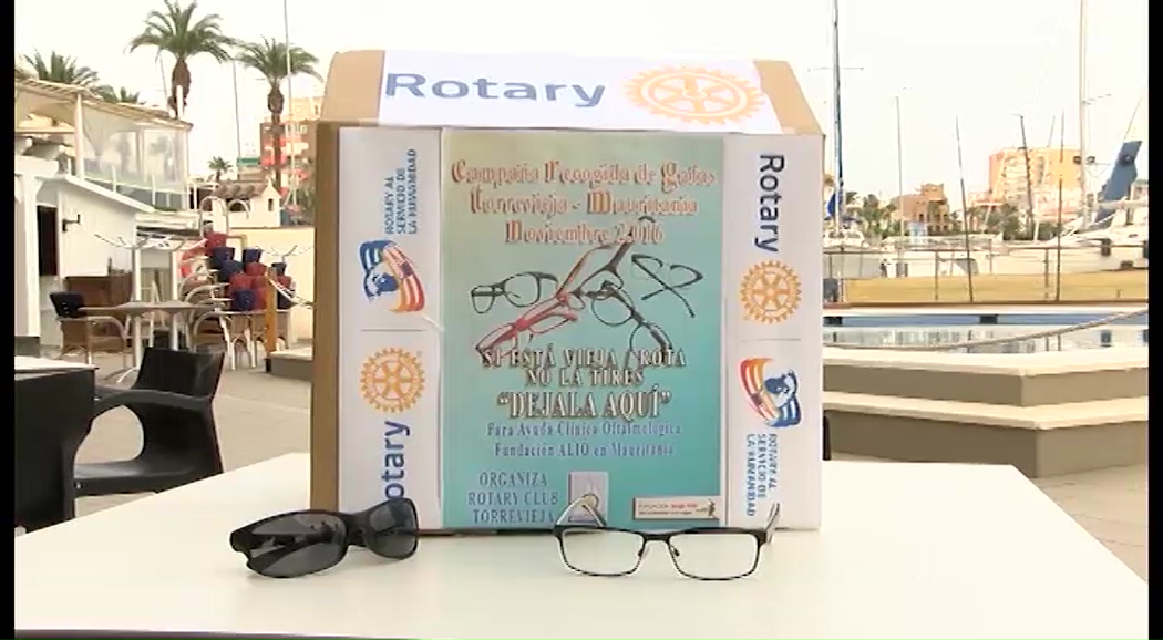 Imagen de El Rotary Club Torrevieja inicia una campaña de recogida de gafas destinadas a Mauritania