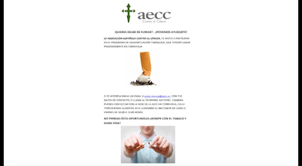 Imagen de La AECC organiza un taller para dejar de fumar